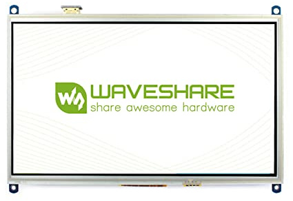Waveshare 10.1 inch Control Panel 1024×600 Resolution Resistive Panel Direct-Pluggable Compatible with Raspberry Pi 4B/3B+/3A+/3B/2B/1B+/1A+