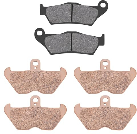 AHL Front and Rear Brake Pads Set for BMW R1100RT R1100 RT 1994-2001 R1100 GS/R 1993-2001 R1150 GS (ABS&Non ABS) 1998-2001