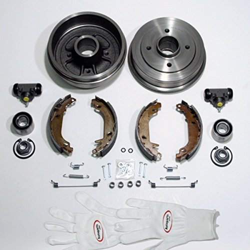 Autoparts-Online Set 60001875 4-Loch Bremstrommel/Bremsen Kit hinten
