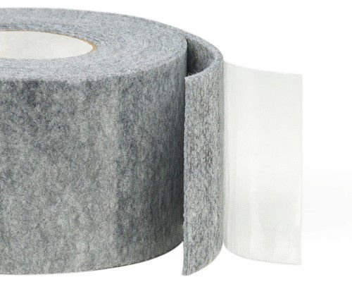 5m GREY Sticky Self Adhesive Felt Furniture Pad Roll for Hard Surface Strip 6mm Thick 10mm Width