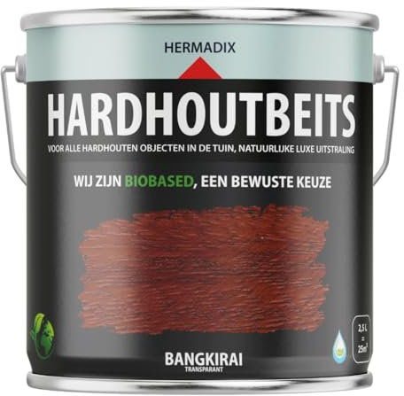Hermadix Hartholzbeize Bangkirai – 2,5 Liter