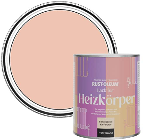 Rust-Oleum Orange Heat Resistant Radiator Paint in Gloss Finish - Coral 750ml