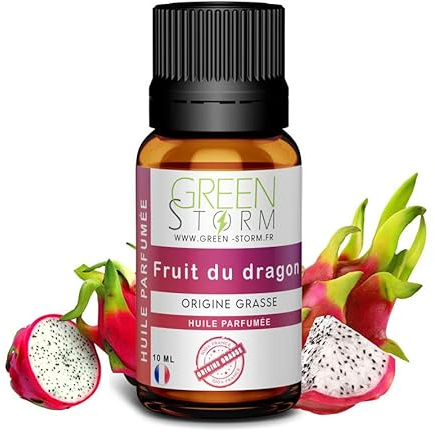 Huile PARFUMÉE Fruit du Dragon 10 ML, Huile Essentielle - Diffusion, Cosmétique, Massage, Bain aromatique - DIY Bougie, Savon, Crème, Huile, Lotion - Peau Cheveux Green-Storm