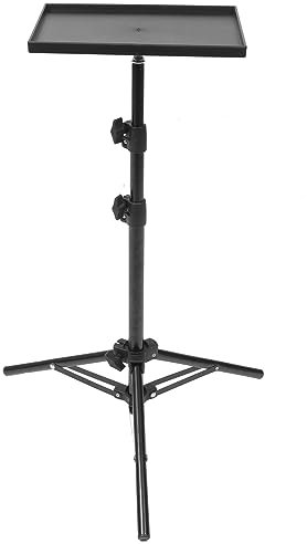SUPVOX Support De Projecteur RéGlable Sur TréPied Avec Plateau, Pieds Robustesse Et Hauteur Ajustable, IdéAl Pour VidéOprojecteurs Et Ordinateurs Portables