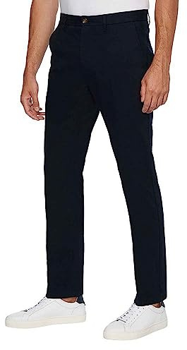 Tommy Hilfiger Herren Chino Hose Denton Essential Twill Stretch, Blau (Desert Sky), 40W/29L