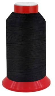 HT Jeansgarn/Nähgarn der Stärke 40, 24 Farben, 800 Meter, Farbe: 9999 - Schwarz