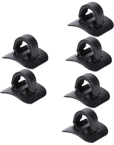 Sosoport 6stücke Fahrrad Kabelclip Kabelführungshalter Für Brems Und Schaltzüge Robuste Für Mountainbikes Und Rennräder Schwarz