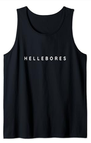 Fleur hellébore/fleurs d'hellébore/police minimaliste Débardeur