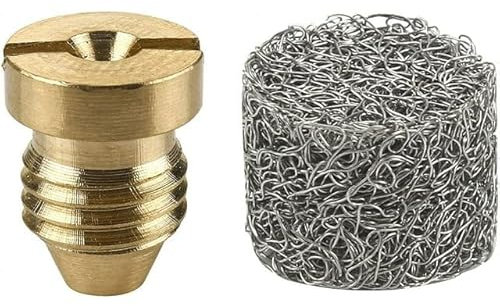 YuanHolumid Universal 1,0 mm/1,1 mm Gewinde Schaumkanone Öffnungsdüsenspitzen und Schaummacher für Schneeschaumlanze Messing 1,0 mm Hochdruckreiniger Teile und Zubehör