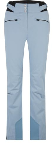 Ziener Damen TILLA Ski-Hose/Schnee-Hose | atmungsaktiv, wasserdicht, Primaloft, Frozen Blue stru, 40