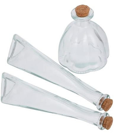 GALPADA 3piezas Botellas De Arena Con Corcho Frascos Decorativos De Para Bodas y Ceremonias Regalos Personalizados