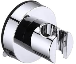Lot de 3 Supports de pommeau de Douche universels à Ventouse, Fixation Murale, Support de Robinet de Douche, pulvérisateur à Main, Base Fixe pour Accessoires de Salle de Bain (Argent)
