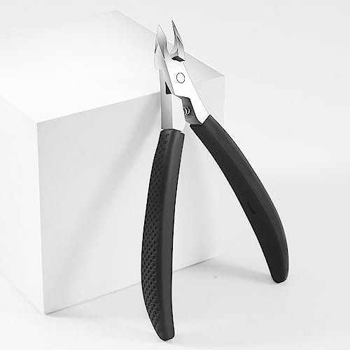 Diesisa Cuticle Trimmer:Cuticle Clippers for Nails Silicone Handle Non-Slip