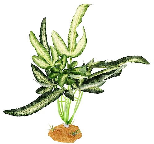 Kisangel Decorative Plants Reptile Terrarium Plant Decor Included for Gecko for Indoors