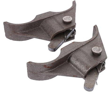 SOLUSTRE 2pcs Scaffolding Fixing Clamps Double Ear Locking Design Easy Installation for Secure Scaffold and Fence Connection