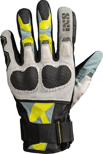 IXS Venture-Air 1.0 Damer motorcykelhandskar, schwarz/blau/gelb, M