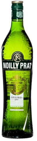 Noilly Prat Original Dry Vermouth, 18% Vol., 75 cl / 750 ml, un aperitivo francese ideale per il cocktail Martini, creato con 20 erbe e spezie come camomilla, coriandolo, arancia e fiori di sambuco