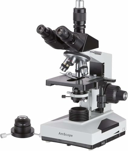 Microscope trinoculaire composé à champ sombre AmScope T490B-DK 40 x -2000 X