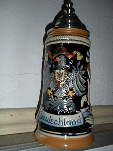 Zöller & Born Chope de bière allemande avec armoiries nationales 0,5 litres ZO 1633/996