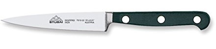 Stubai 761902 Coltello per lardellare e decorare forgiato in acciaio INOX, 100 mm