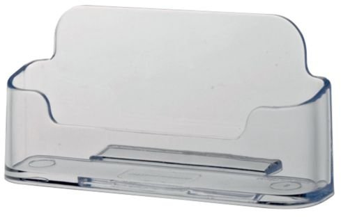 Office Depot Visitenkarten-Aufsteller Glasklar 9,7 x 3,5 x 5 cm