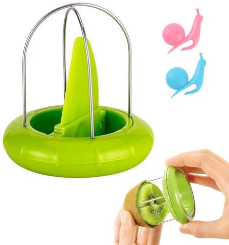 SwirlColor Kiwi Schäler Edelstahl Frucht Kiwi Löffel Küchen Gadget