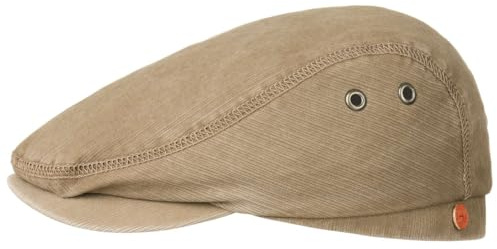 Mayser Franky Sun Protect Flatcap Schirmmütze 100% Baumwolle UV-Schutz Herren Sommer Made in EU beige 60 cm