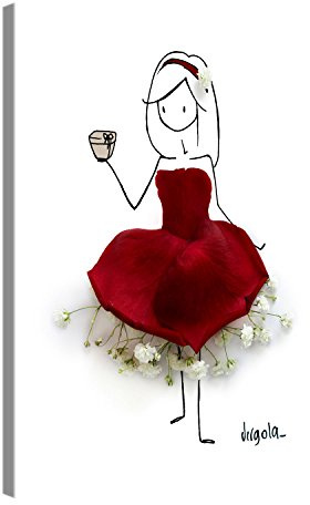 PICANOVA – New Year's Eve 40x30cm – Premium Leinwanddruck – Kunstdruck Auf 2cm Holz-Keilrahmen Für Schlaf- Und Wohnzimmer Von Virgola Art