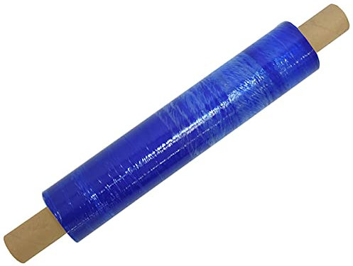 realpack® 1 x 2 x 3 x 6 x Qualität Extended Core Blau Palette Stretch Wrap Strong Shrink Film Größe: 400 mm x 200 m. GRATIS Schnelle UK Lieferung 200m blau