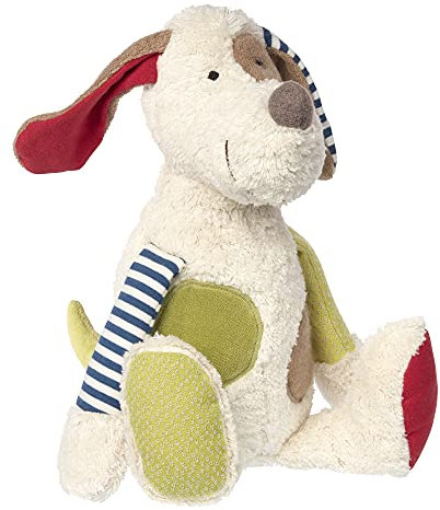 SIGIKID 38764 Kuscheltier Hund Green Mädchen und Jungen Babyspielzeug empfohlen ab Geburt mehrfarbig