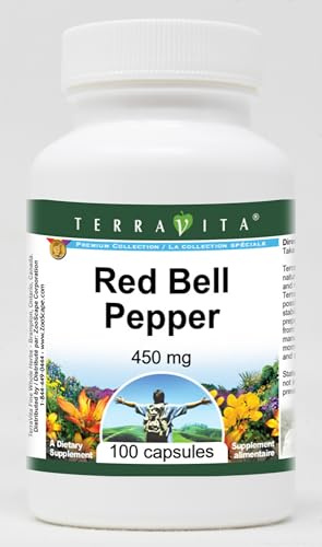 Red Bell Pepper - 450 mg (100 Capsules, ZIN: 521809)