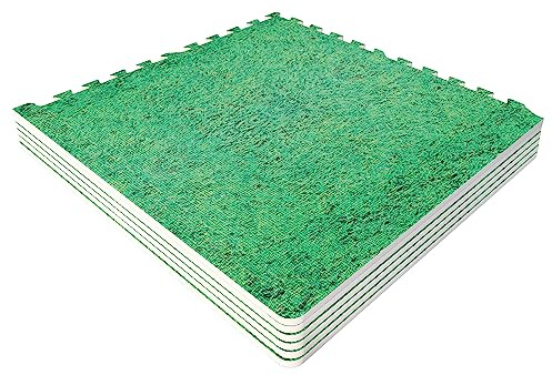 GORILLA SPORTS® skyddsmattor – 6 mattor med 12 ändstycken, 60 x 60 x 1,2 cm, halkfri, EVA-skum, färgval – golvskyddsmattor, fitness, golvmattor, pusselmattor, underläggsmatta