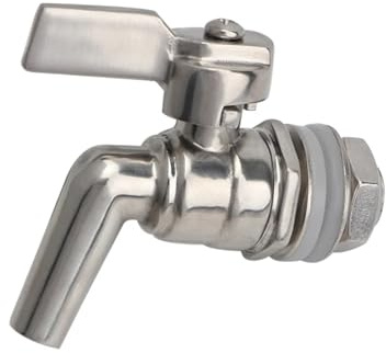 AMNOUR 3/8 Homebrew Drain Valve Working Pressure 200PSI Sanitary Faucet Drink Faucet Beverage Tap