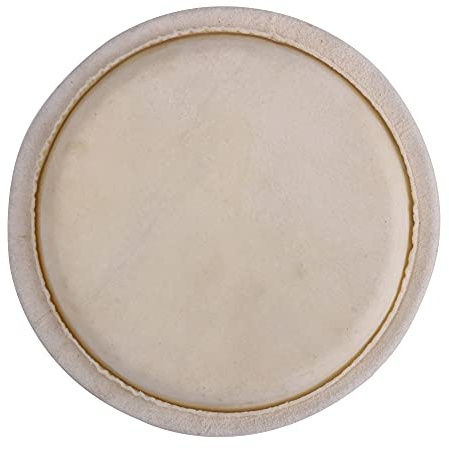 BQLZR Natürliche glänzende Oberfläche 6,5 Zoll dünne Haut Bongo Schlagzeugfelle für Anfänger Beige