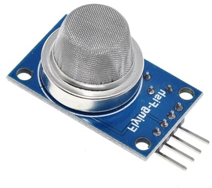 Sensor de detección de humo, módulo de sensor de metano butano de gas licuado MQ-2 para dispositivo de monitoreo de fugas de gas