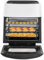 Friteuse sans Huile 15L Friteuse Visible à air chaud 1400W LED Digital Panneau tactile Air Fryer 80-200°C Cuisson Four (Blanc)