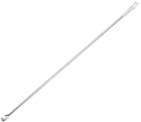 XYWHPGV Cuchara de reactivo de muestreo de micro laboratorio 304 de acero inoxidable 2 en 1 espátula mezcladora de laboratorio de doble cabeza 250mm 2 uds(216be ddb5a 831b8 16362 ef6a5 21dd2