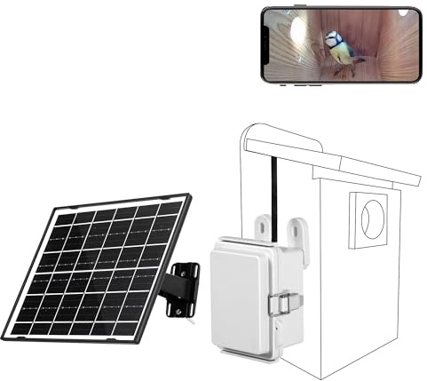 WIWACAM WLAN Solar Kamera für Nistkästen BirdBox