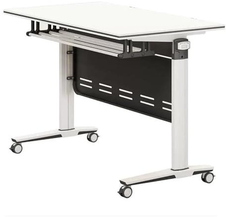 ZNQNDSR Konferenztisch 1 Pcs Klapp Konferenz Tisch Rechteck Treffen Seminar Tische Büro Tagungsraum Flip Top Holz Tisch(47.2x23.6x29.5)