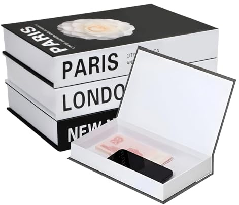3 PCS Magnetic Decorative Fake Books