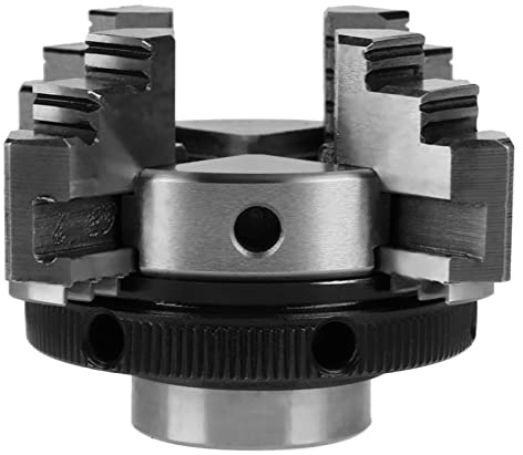 Drehspindel, Spindel für Mini-Drehmaschine, 4 Griffe, umkehrbar, selbstzentrierend, M14 mit Gewindemontage, manuelles Spindel K02-50