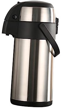 Ciieeo Druck-typ Thermoskanne Edelstahl Isolierkanne Großer Fassungsvermögen Heißkalt Geeignet Für Büro Zuhause Und Unterwegs Bpa-frei Life-grade Pp Sicheres Ein-knopf-pump-system