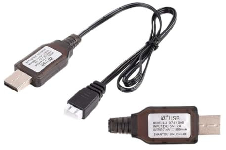Pjeghbvop 7 4 V XH-3P 1000 500mA 2S Batterie Spielzeug Stecker Eingang USB Ladegerät Für Auto Boot Hubschrauber Quadrocopter