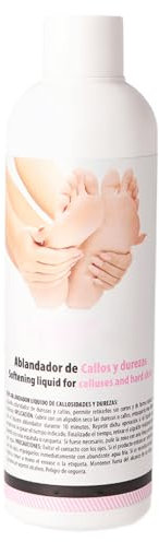 IMAXWAVE Ablandador Líquido de Callosidades y Durezas 250 ml | Suaviza la Piel Endurecida en Pies | Tratamiento Profesional de Pedicura para Remoción Fácil, Rápida, Sin Dolor y Efectiva (250 ml)