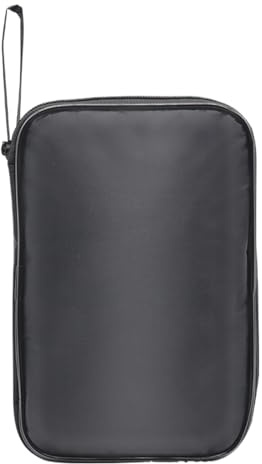 Sac de rangement pour multimètre, étui de transport portable, 21 x 13 cm, pratique et compact avec fermeture éclair, sangle épaisse, organisateur anti-poussière pour kit de test électrique, Attribut