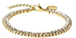 Purelei Armband Gold Damen – Zirkonia Edelstahl 18K vergoldet/rosé/silber – Verstellbar 16–19 cm – Wasserfest