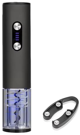 Duanthry Rechargeable Electric Wine Opener Set - Automatic Corkscrew with Foil Cutter, Ideal for Party, Bar, Kitchen Use