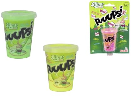 Simba 105955998 - Puuupsi Becher, 3-fach sortiert, es wird nur ein Artikel geliefert, 80g, pink, gelb, grün, ab 3 Jahre
