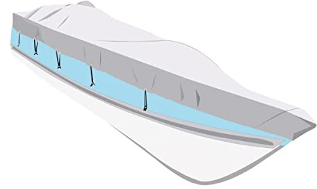 Persenning - Telo per barca, lunghezza fino a 630-710 cm, larghezza 380 cm, colore: Blu
