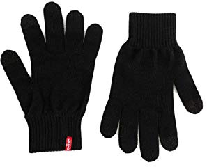 Levi's Men's Ben Touch Screen Gloves Gloves, Black, Medium